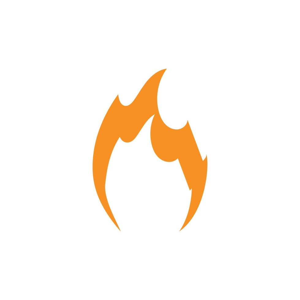fuoco logo vettore icona illustrazione