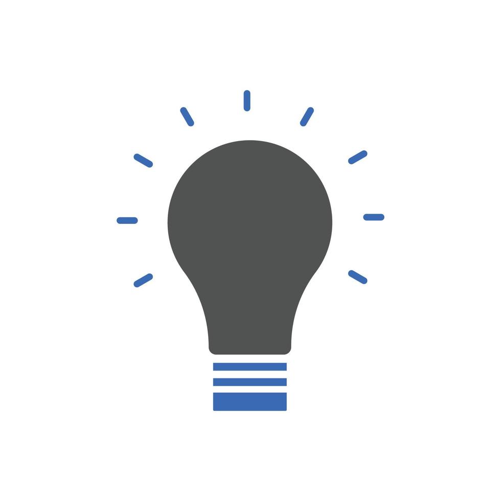 creativo idea icona vettore illustrazioni. per SEO e siti web. leggero lampadina, soluzione, lampada icona