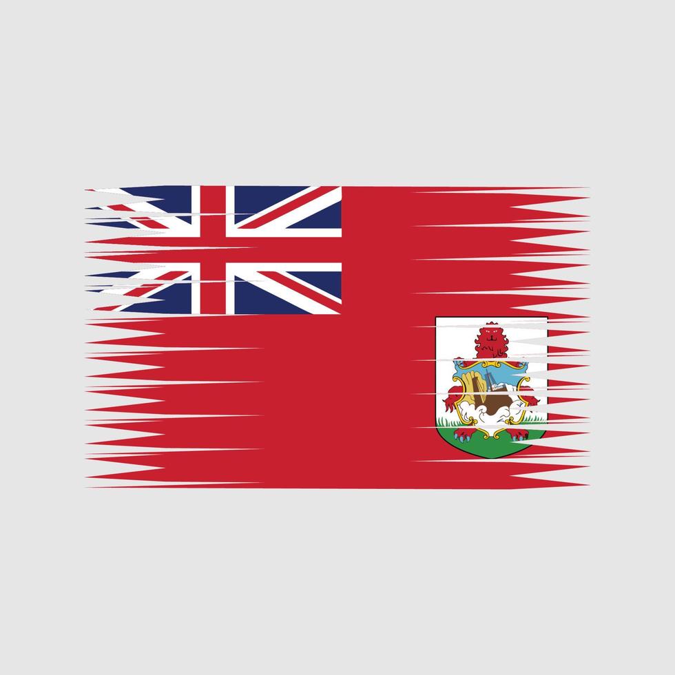 vettore di bandiera delle Bermuda. bandiera nazionale