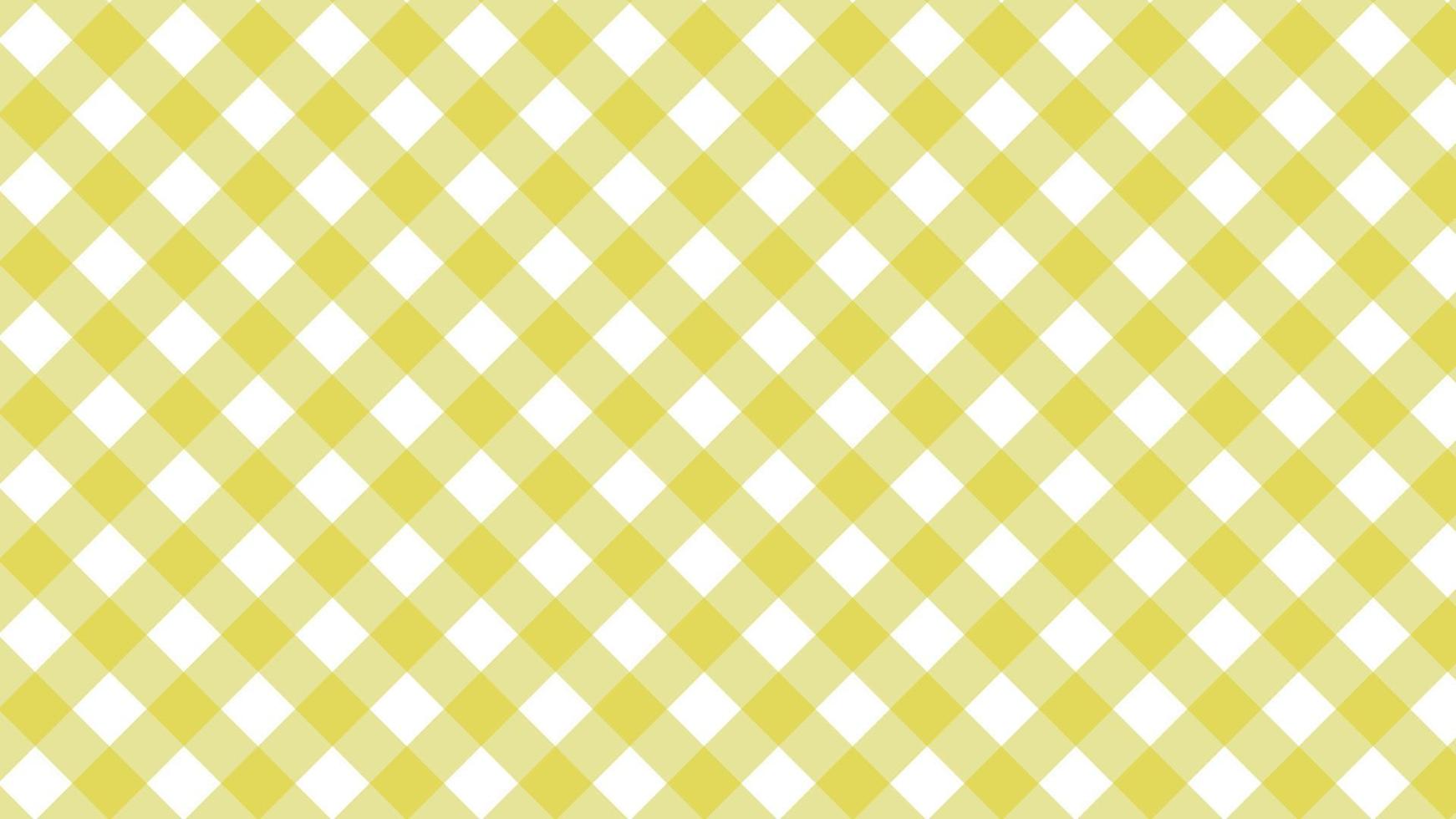 estetico carino giallo percalle dai un'occhiata, dama plaid, scacchiera senza soluzione di continuità modello sfondo illustrazione, Perfetto per sfondo, sfondo, cartolina, sfondo, bandiera vettore