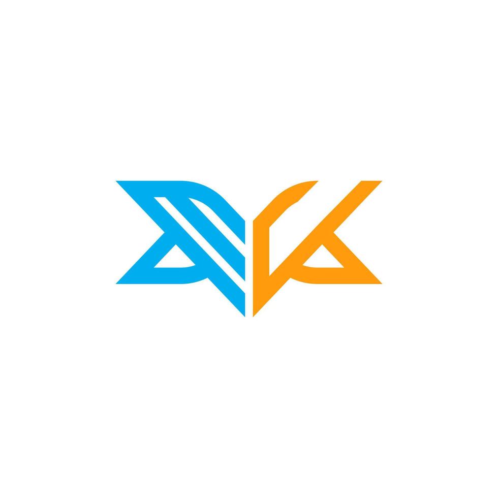 mu lettera logo design creativo con grafica vettoriale, mu logo semplice e moderno. vettore
