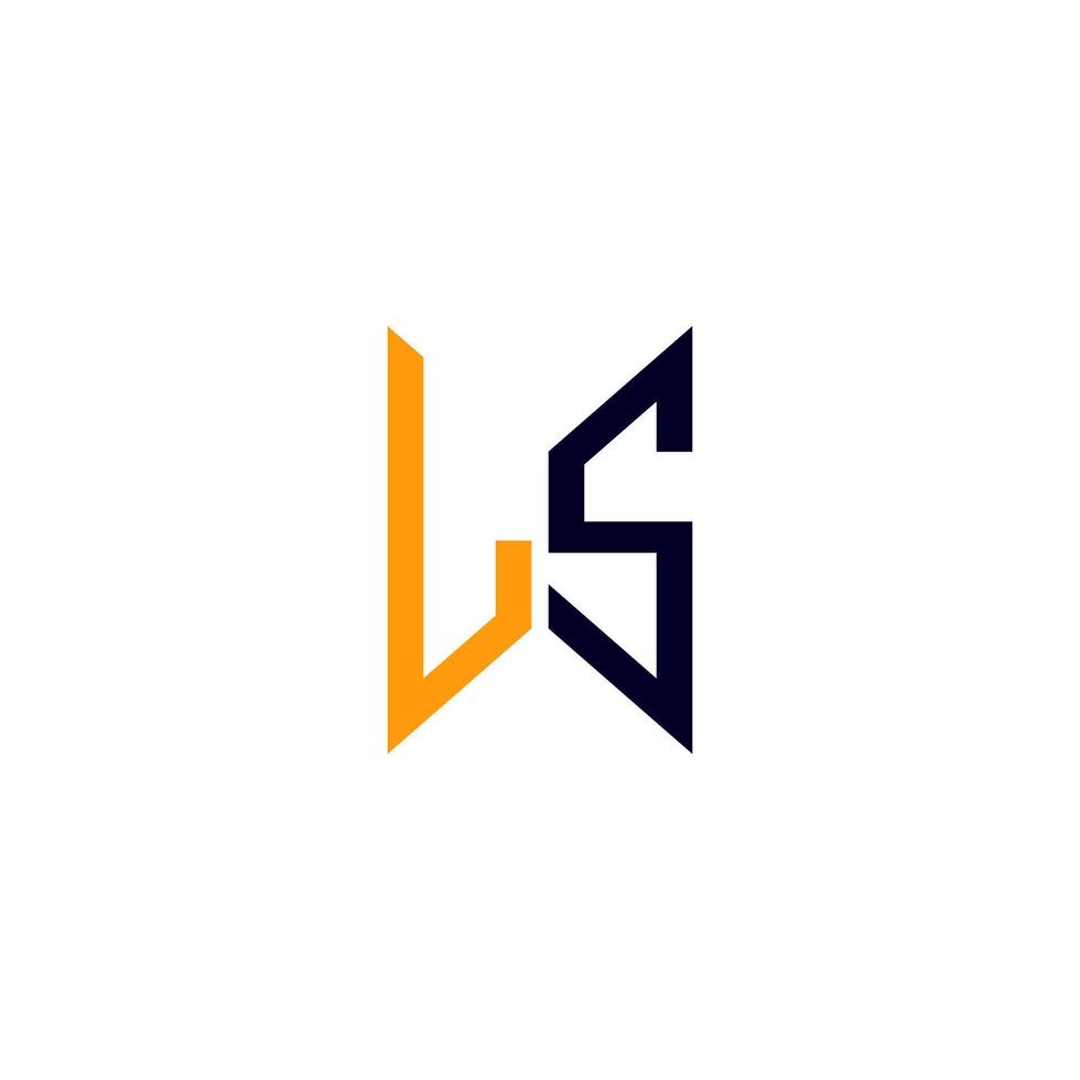 ls lettera logo creativo design con vettore grafico, ls semplice e moderno logo.