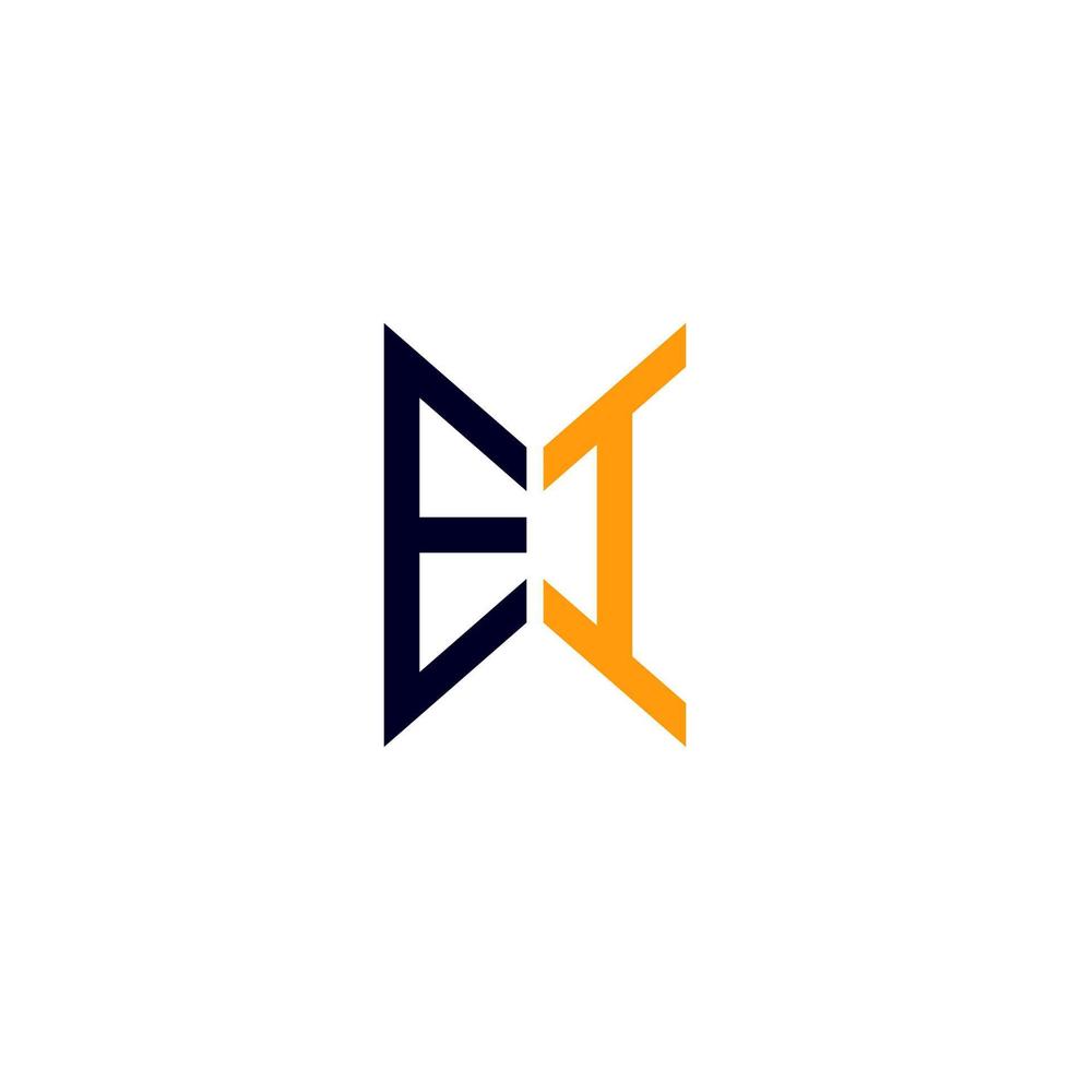 EI lettera logo creativo design con vettore grafico, EI semplice e moderno logo.