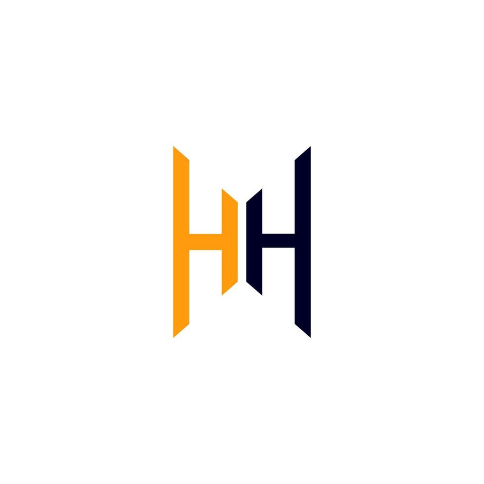 hh lettera logo creativo design con vettore grafico, hh semplice e moderno logo.