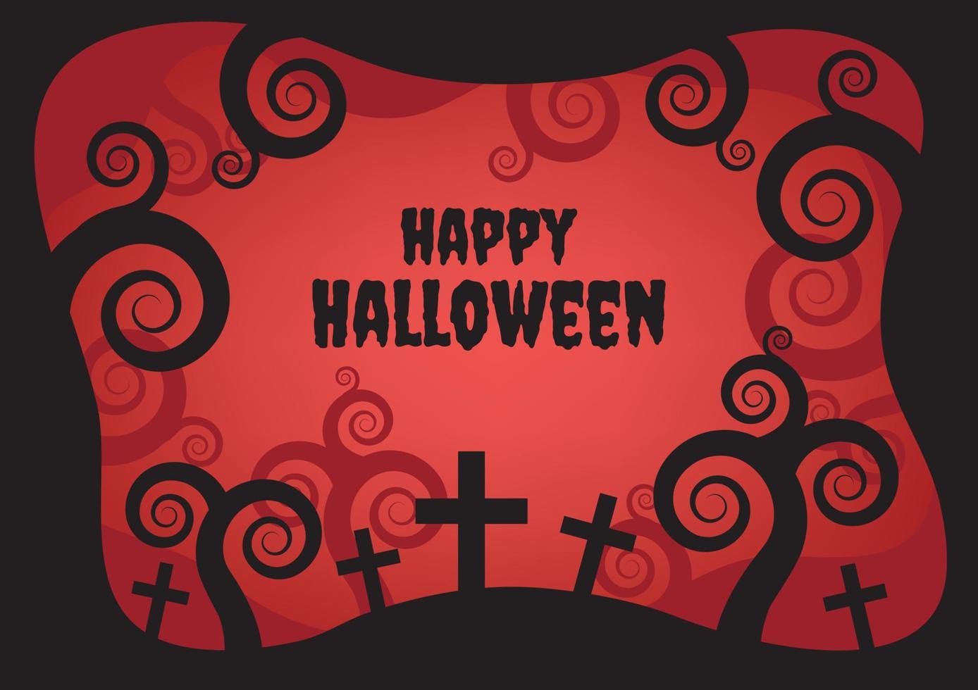 Halloween bandiera per Halloween soddisfare vettore