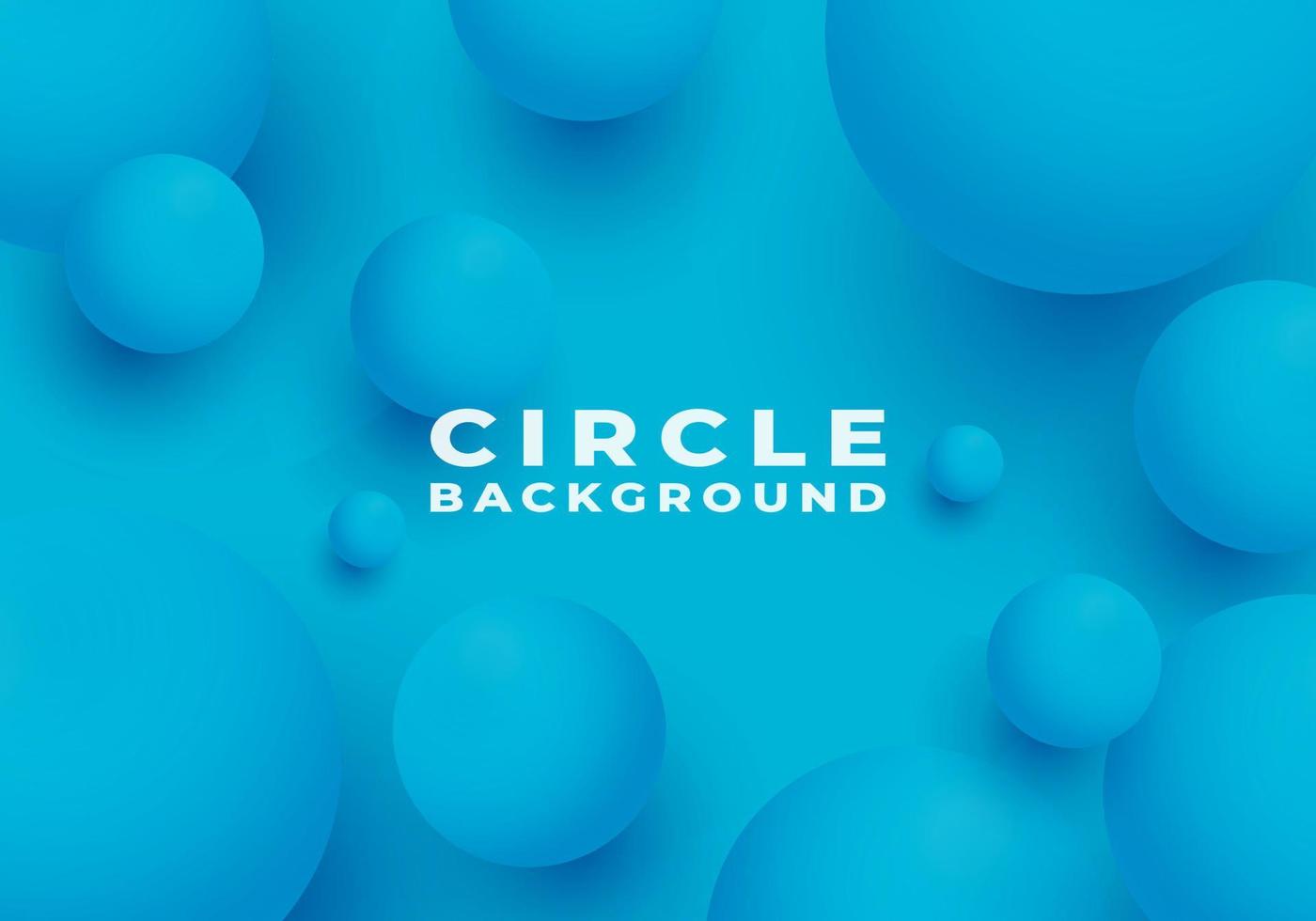 astratto 3d sfera grappolo realistico bolle forma blu sfondo con copia spazio per testo vettore