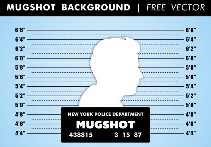 Vettore libero del fondo di mugshot