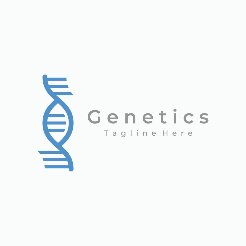 logo design modello dna elementi. bio tecnologia, dna le persone, bio dna, dna spirali. loghi può essere per scienza, farmacia e medico. vettore