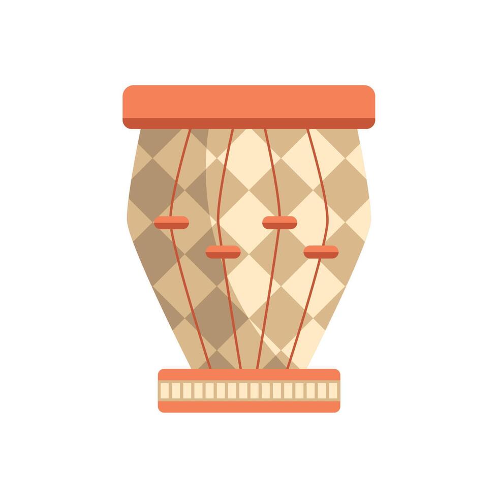 indiano cultura tamburo strumento vettore