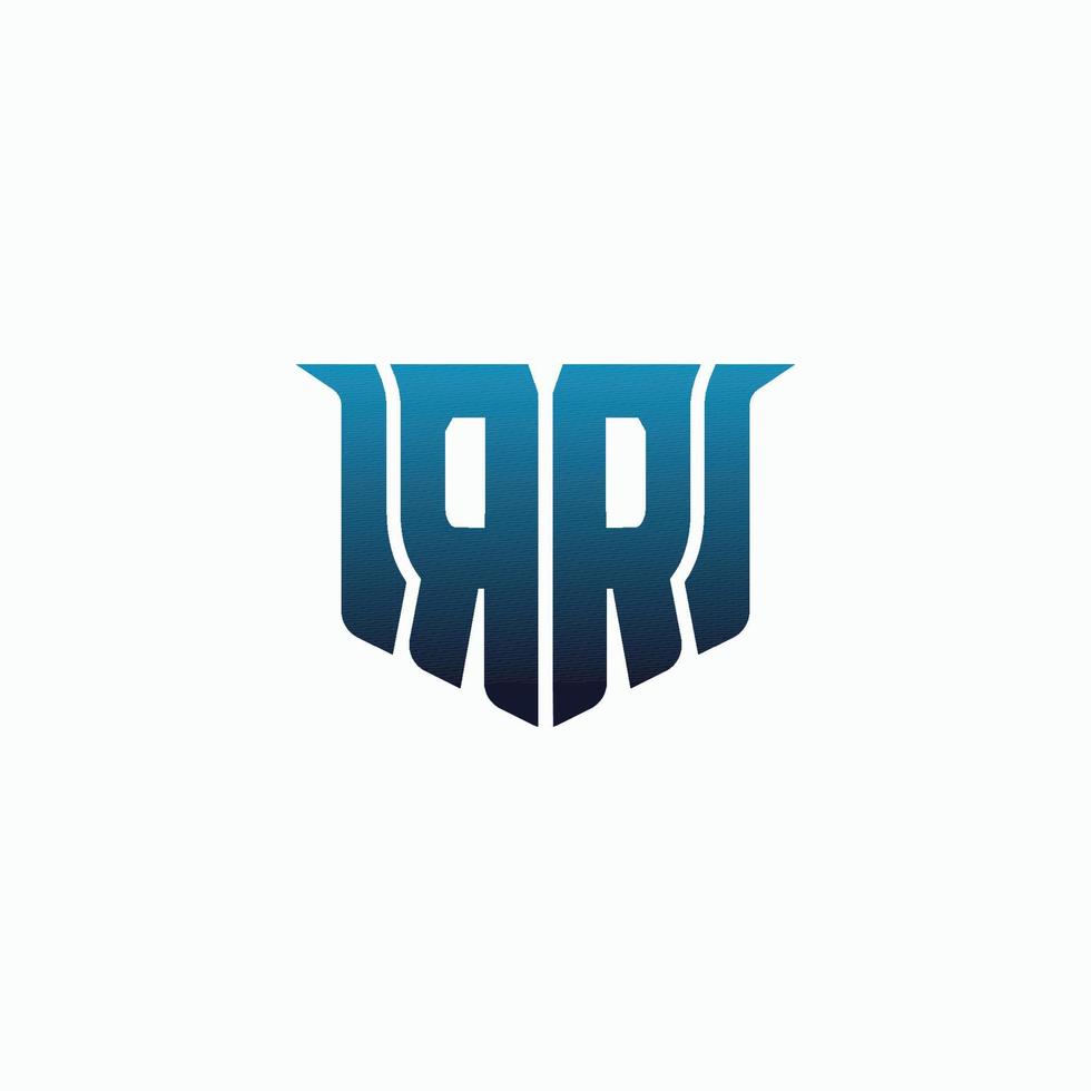lettera rr nel un' unico forma. gioco logo design modello, passatempo, esport identità.. e-sport lettera logo design concetto modello vettore