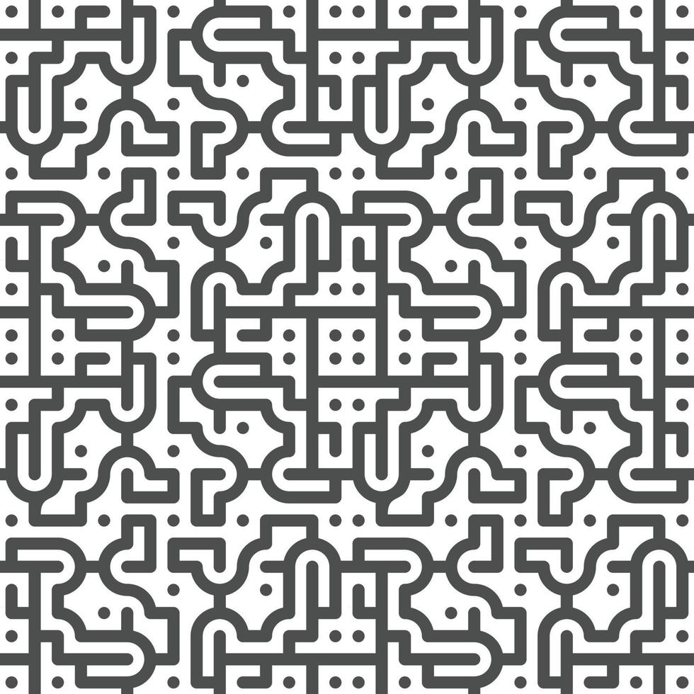 modello di linee di forma geometrica senza soluzione di continuità astratta vettore