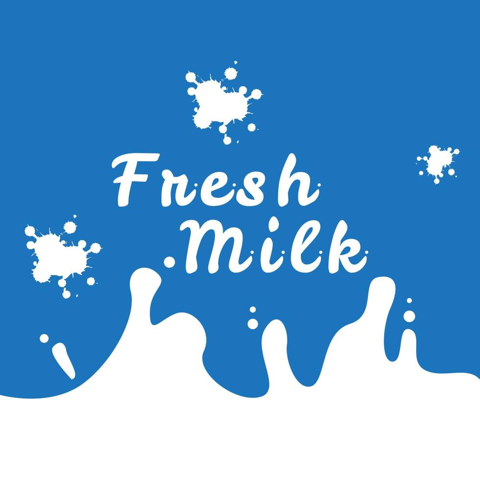 fresco latte sfondo 3d liquido moderno sfondo con latte spruzzo logo vettore illustrazione design modello