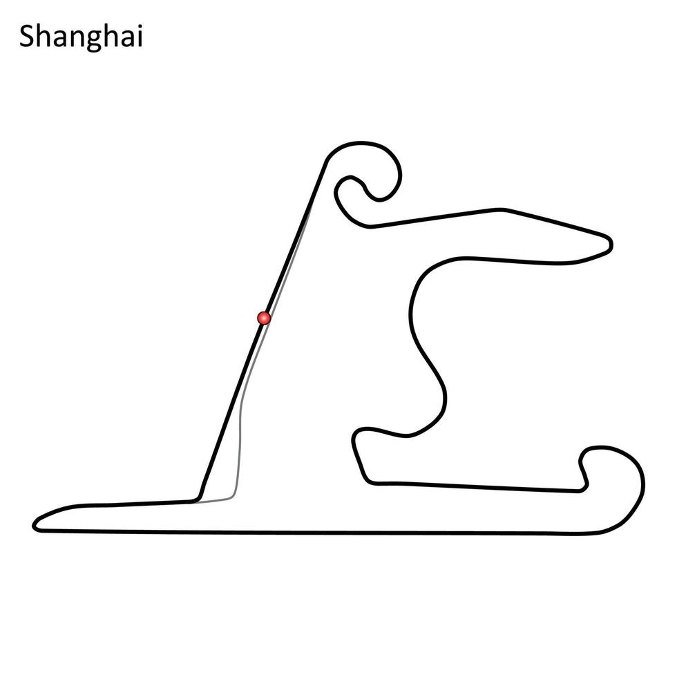 shanghai internazionale circuito vettore