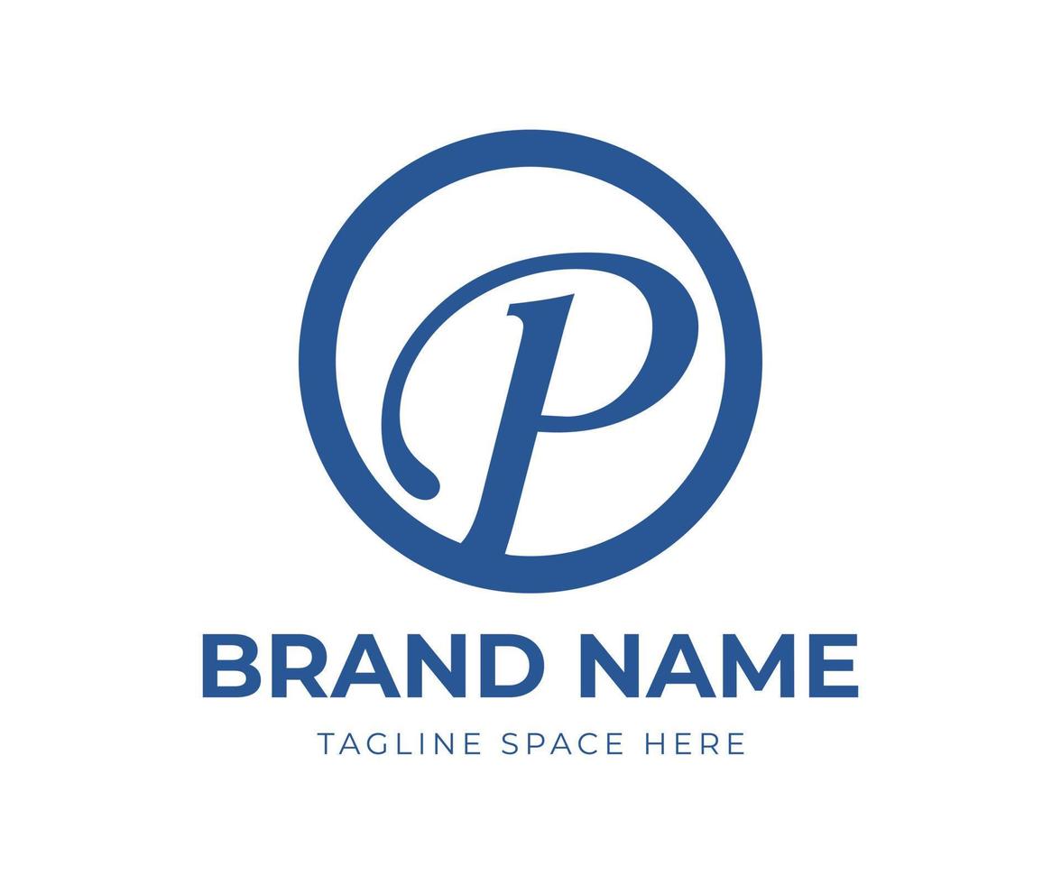 astratto iniziale lettera p logo design. alfabeto lettera icona logo p. icona nel retrò Vintage ▾ stile vettore