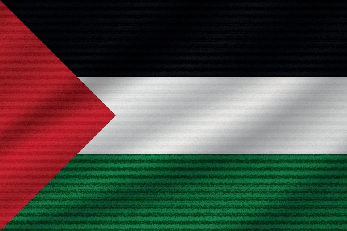 nazionale bandiera di Palestina vettore