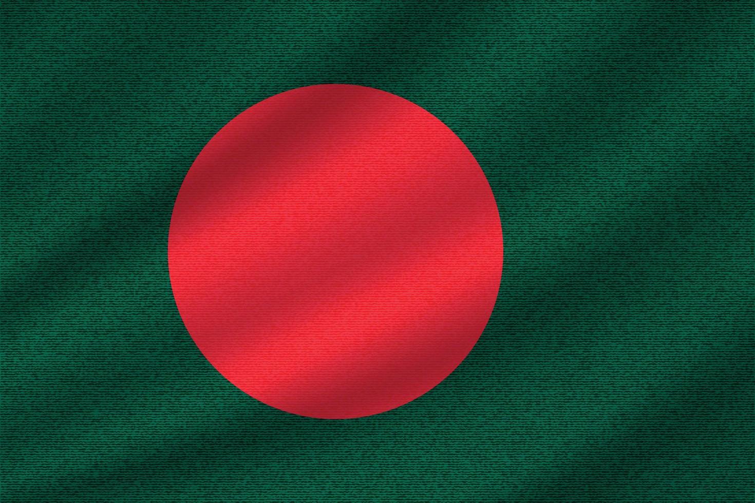 bandiera nazionale del Bangladesh vettore
