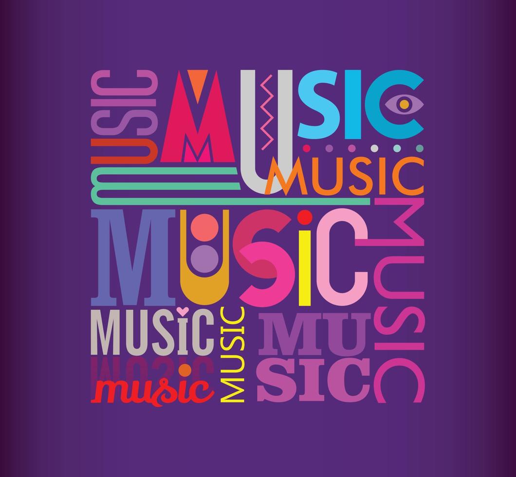 musica vettore design