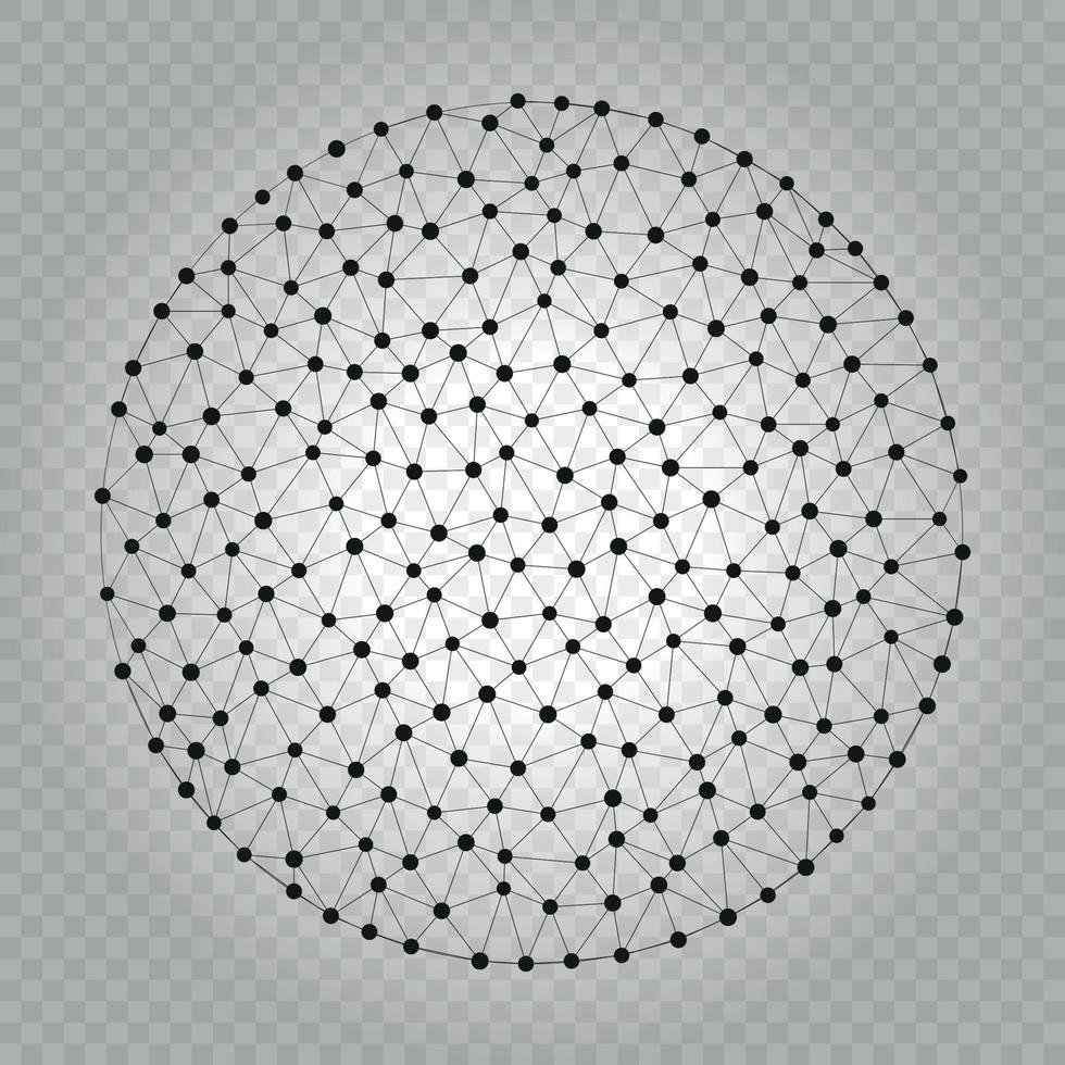 sfondo con molecole o struttura . vettore illustrazione