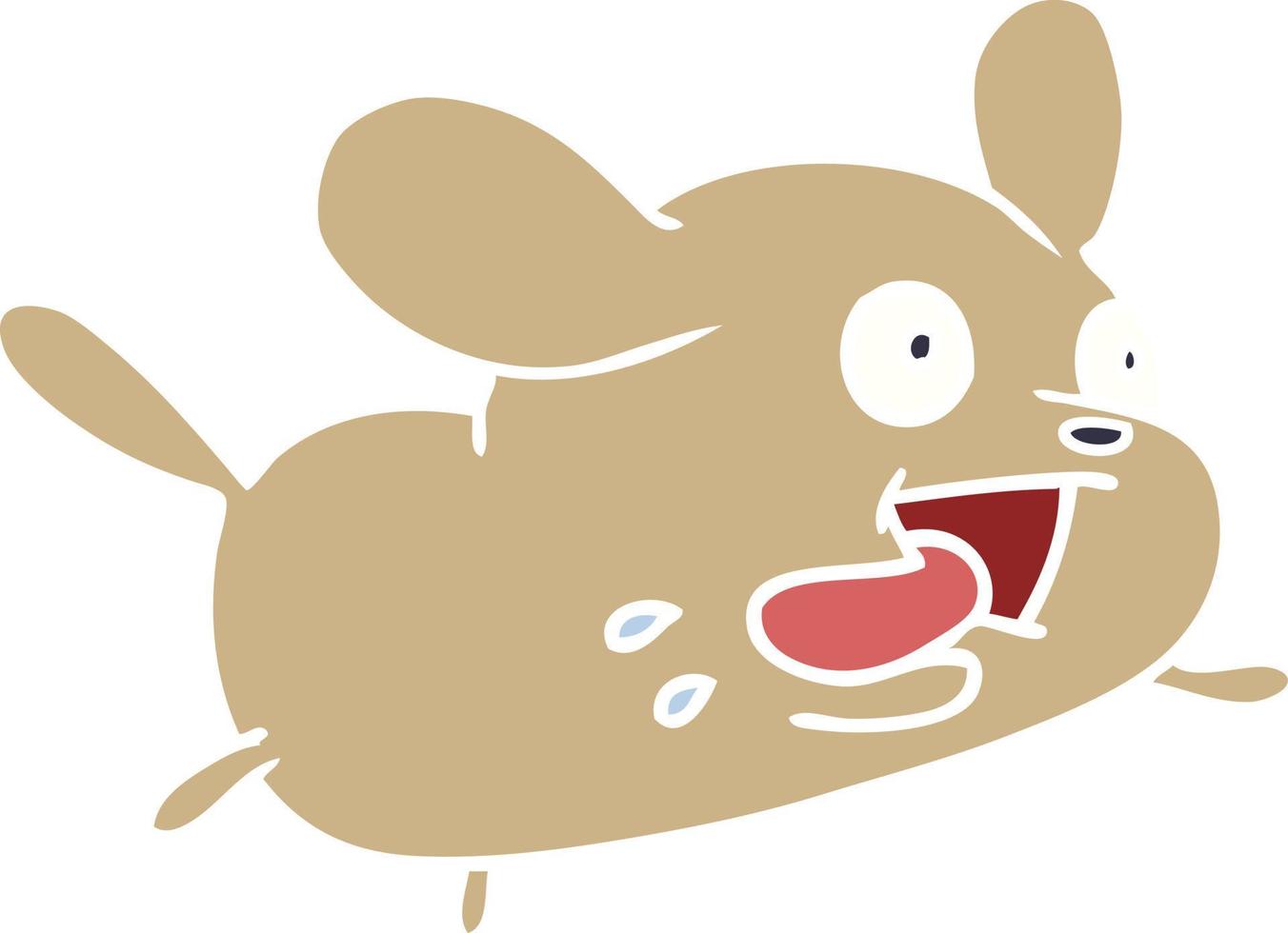 cartone animato di simpatico cane kawaii vettore