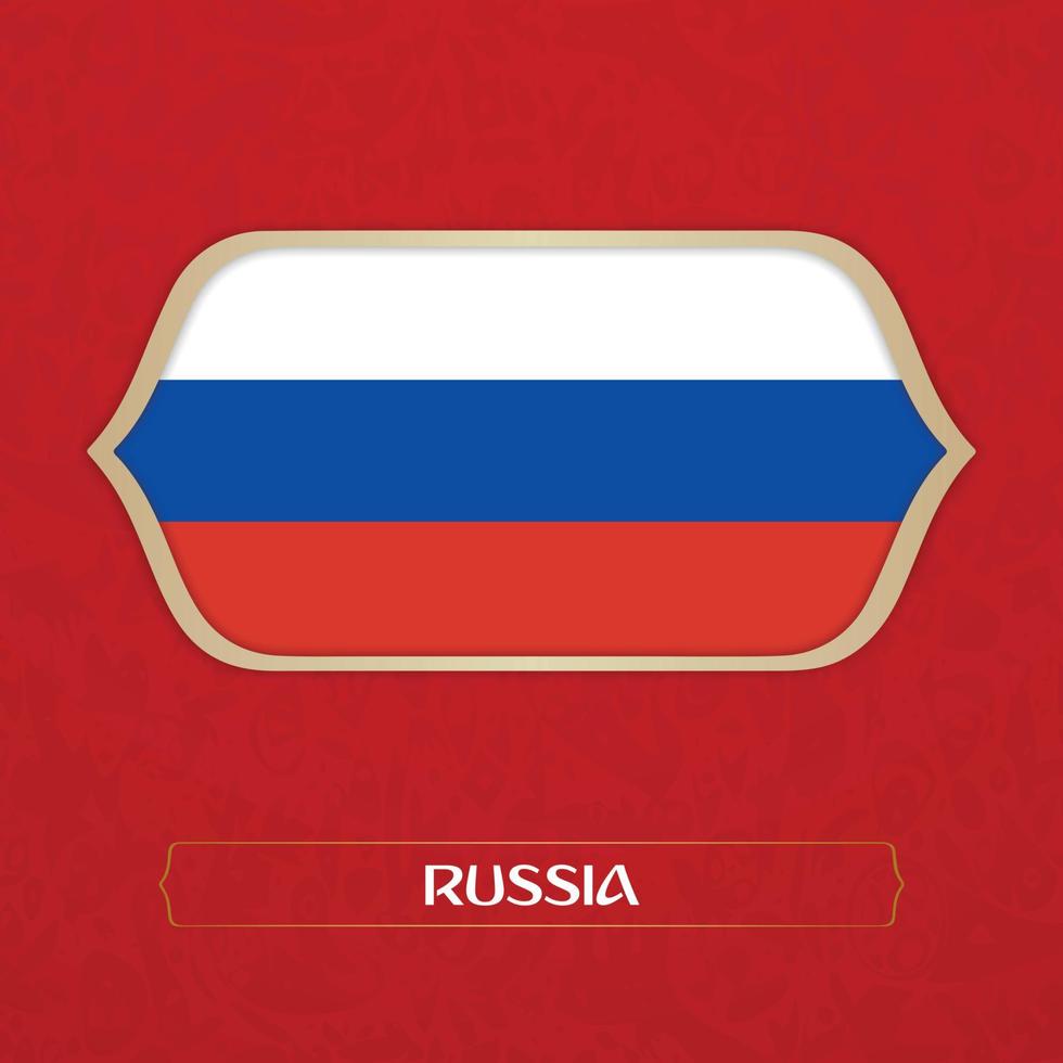 bandiera della russia vettore