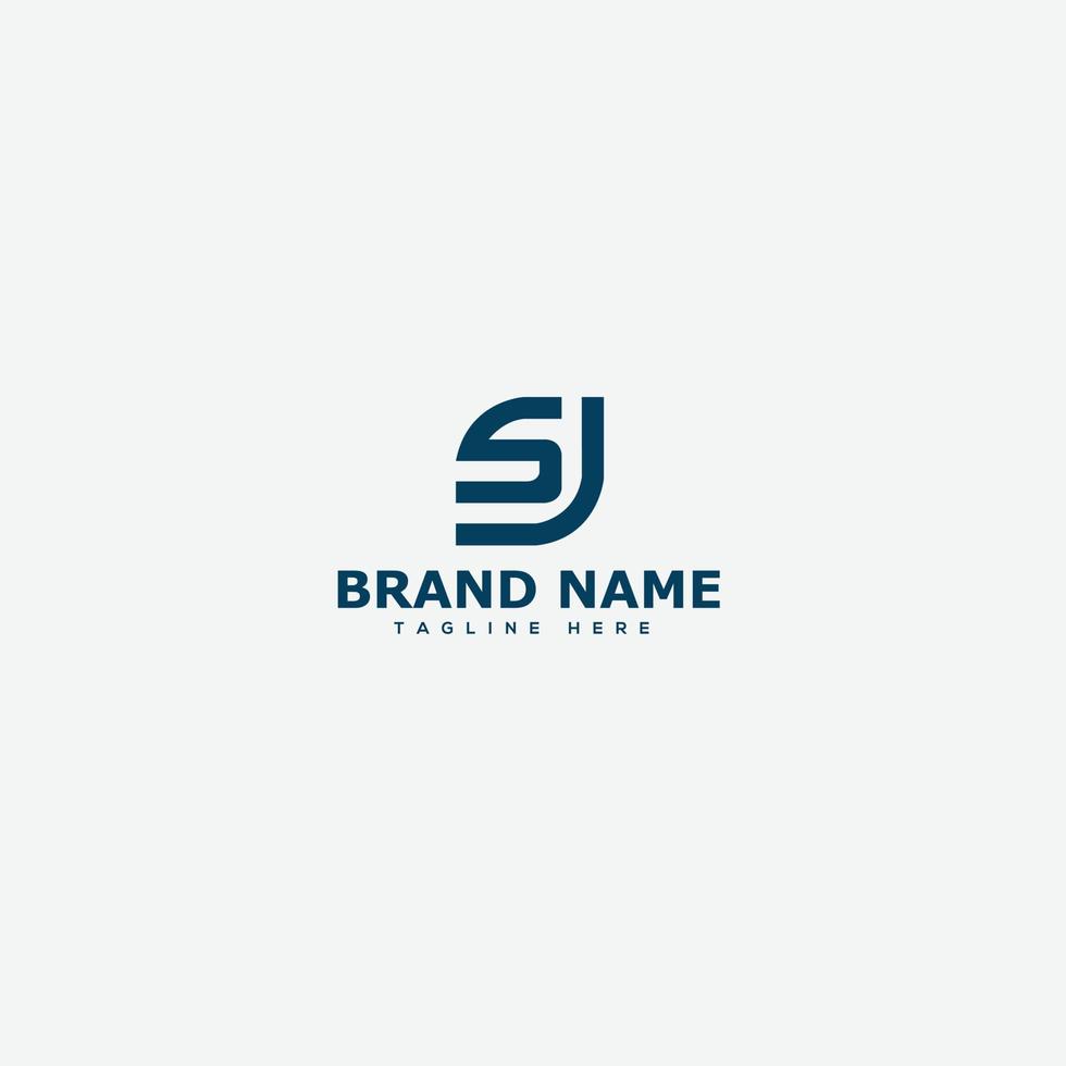 sj logo design modello vettore grafico il branding elemento.