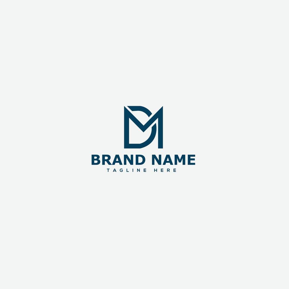 dm logo design modello vettore grafico il branding elemento.