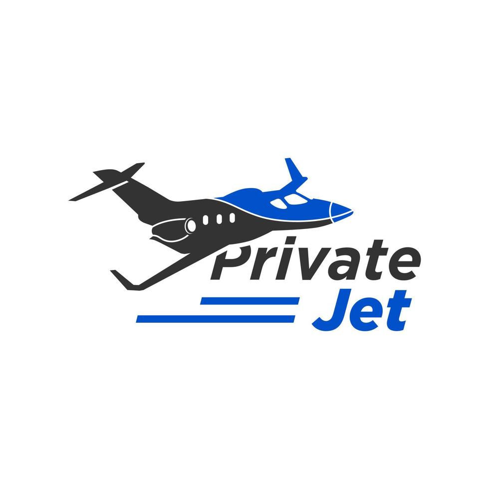 volante Jet trasporto logo design vettore