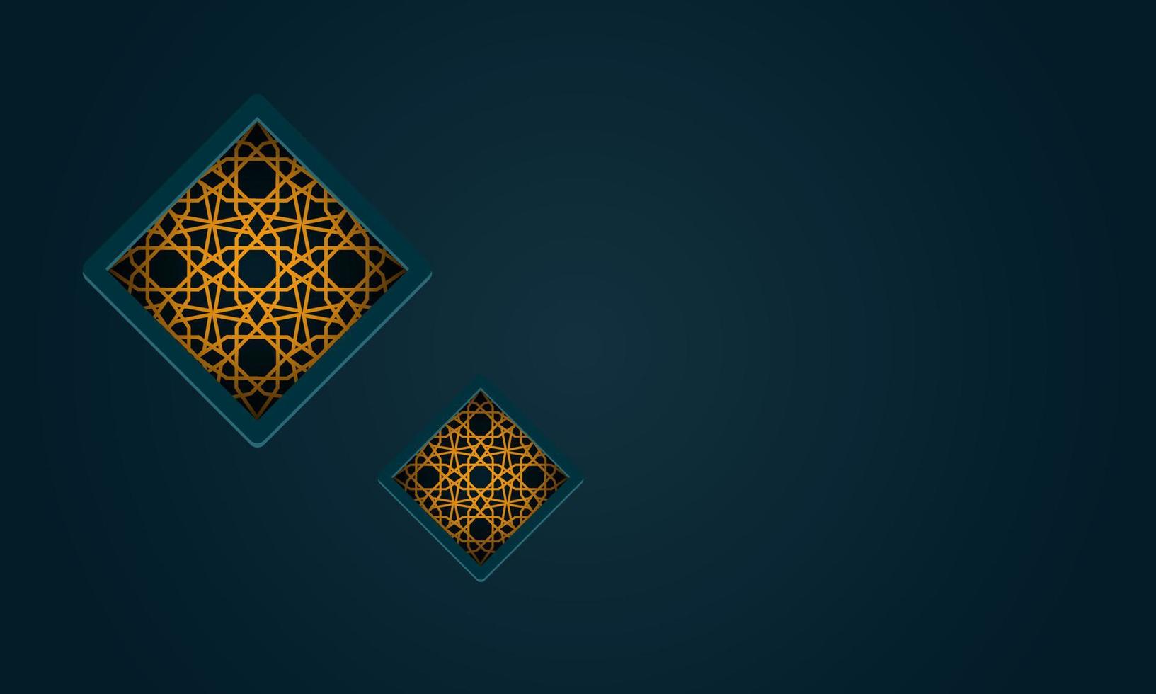 Ramadan kareem e contento eid mubarak sfondo illustrazione vettore