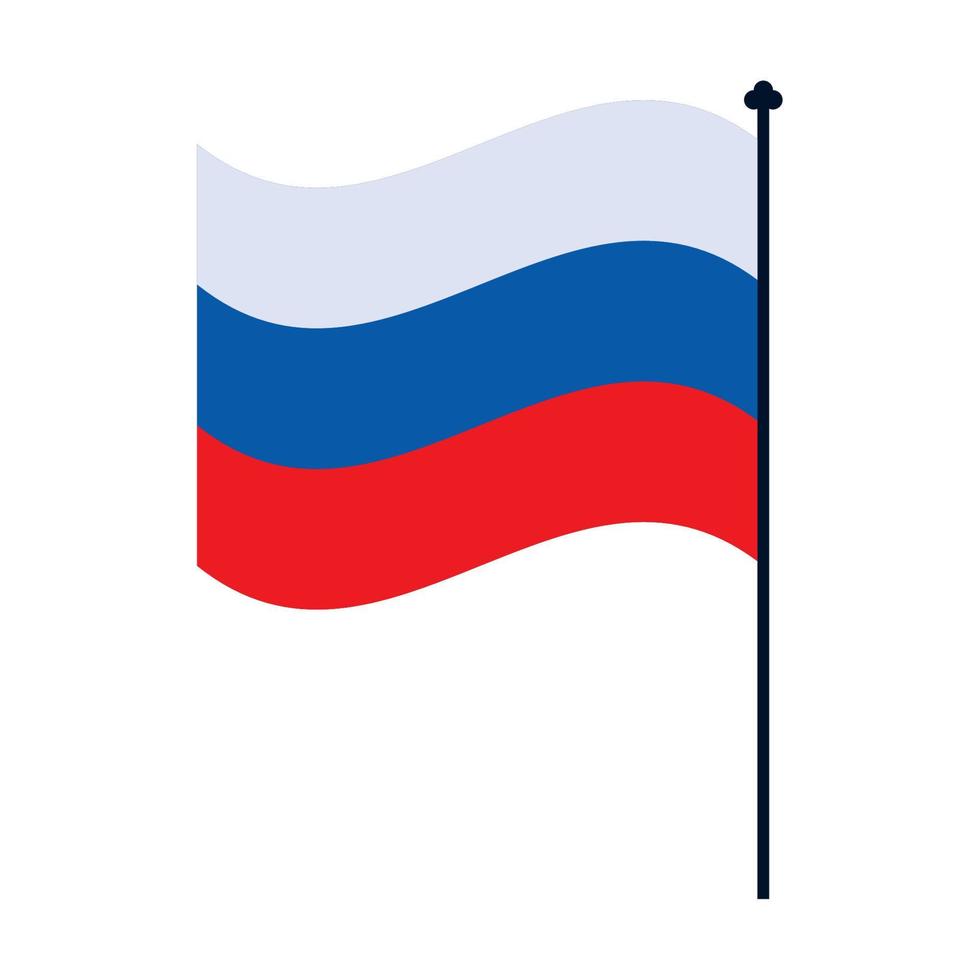 russo bandiera nazionale vettore