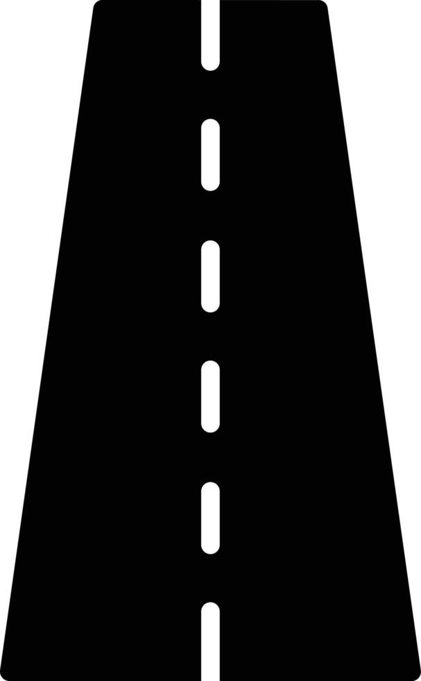 icona del glifo stradale vettore