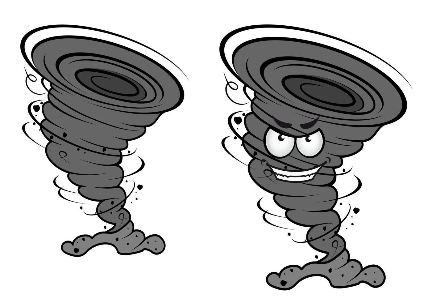 Pericolo tornado disastro vettore