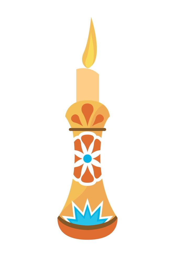 messicano cultura candela vettore