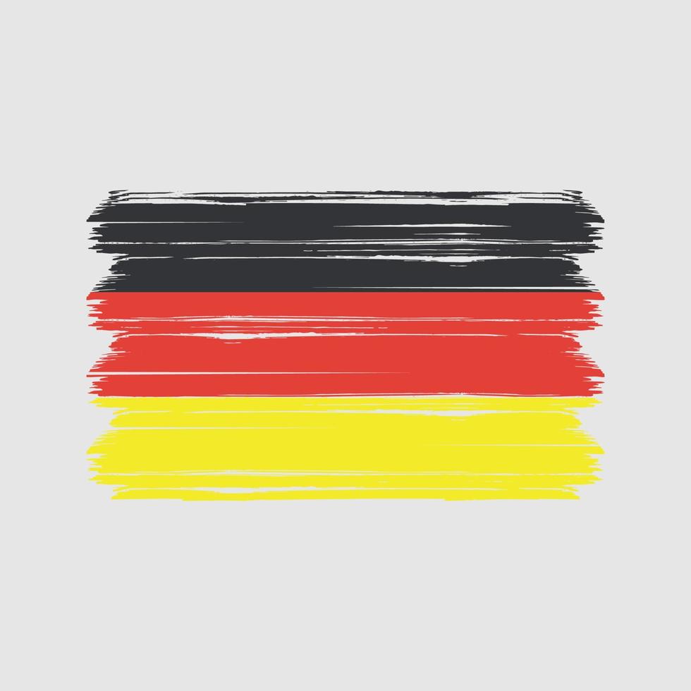 vettore di bandiera della germania. bandiera nazionale