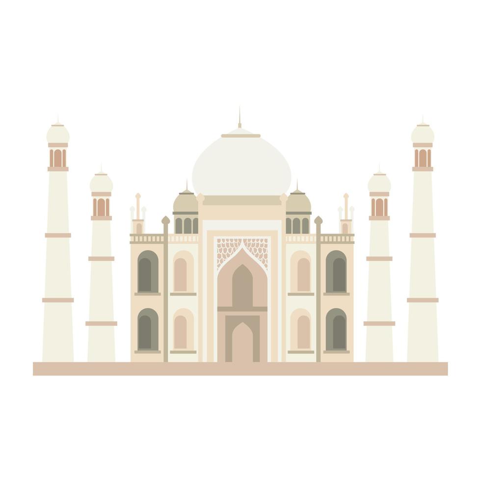 moschea Taj Mahal vettore