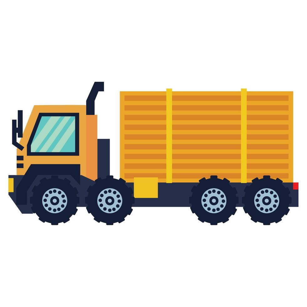 costruzione giallo camion veicolo vettore