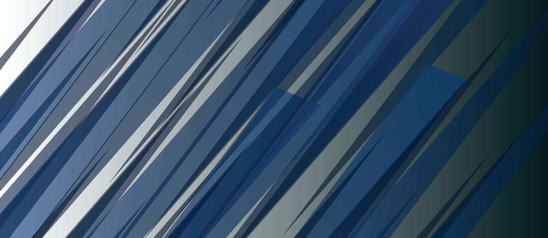 minimo geometrico sfondo. dinamico blu forme composizione Linee. astratto sfondo moderno fricchettone futuristico grafico vettore