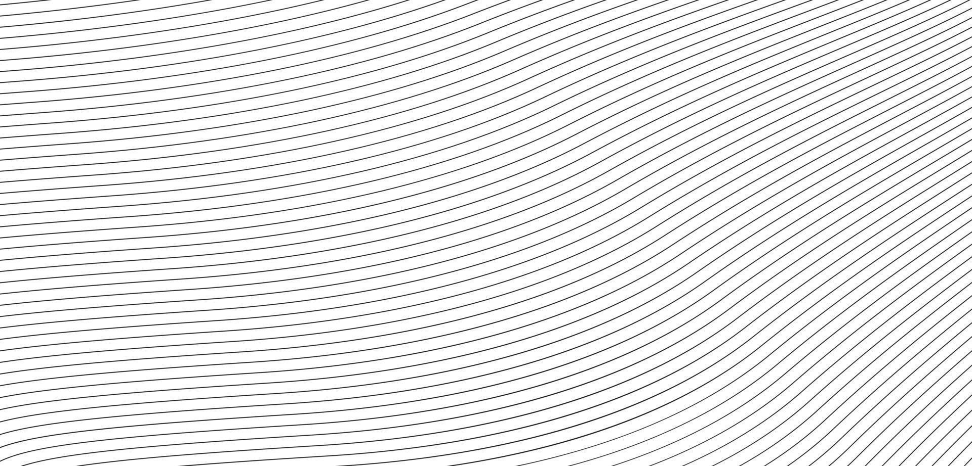 linee di fusione nere astratte con striscia obliqua su sfondo bianco illustrazione vettoriale