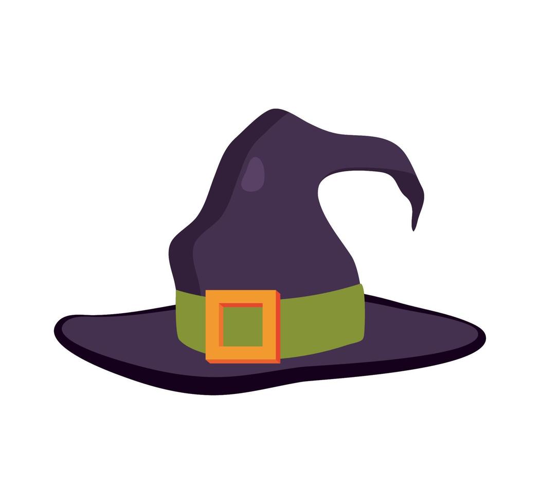 cappello da strega halloween vettore
