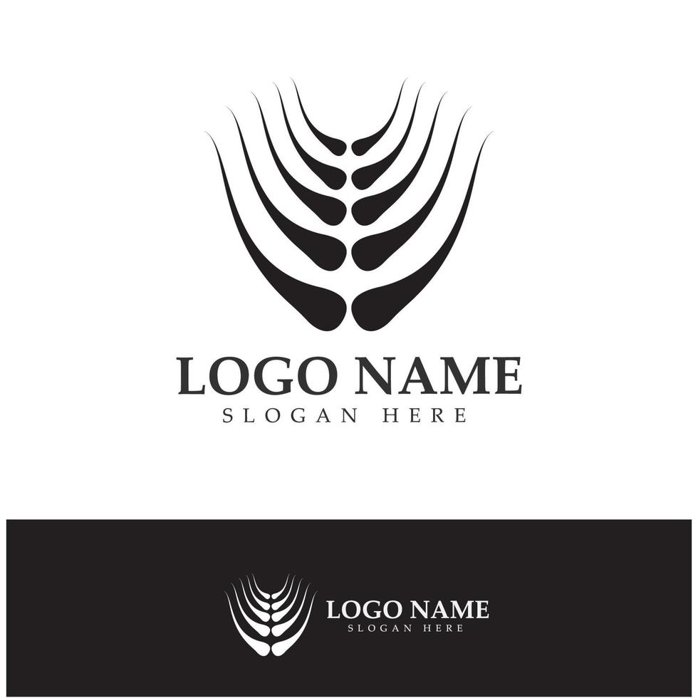 capelli trattamento logo capelli trapianto logo, rimozione logo vettore Immagine design illustrazione