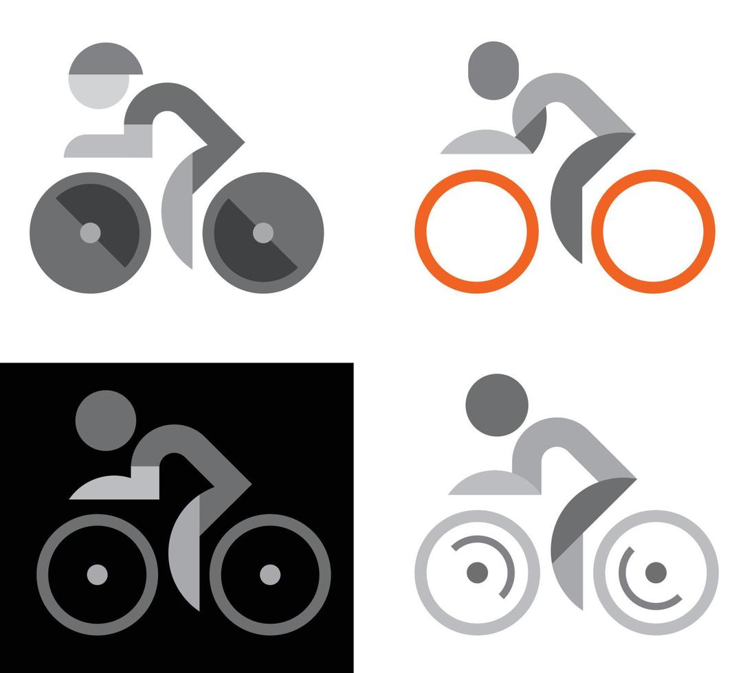 bicicletta vettore logo