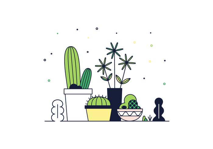 Vettore gratuito di cactus