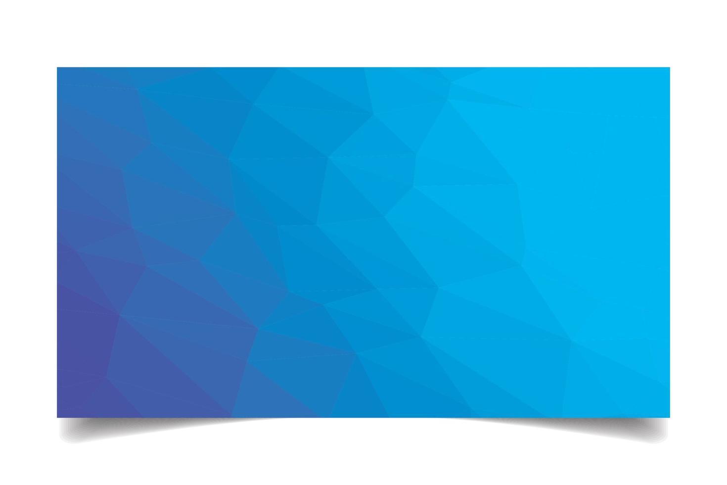 blu colore triangolato sfondo struttura vettore per attività commerciale carta modello