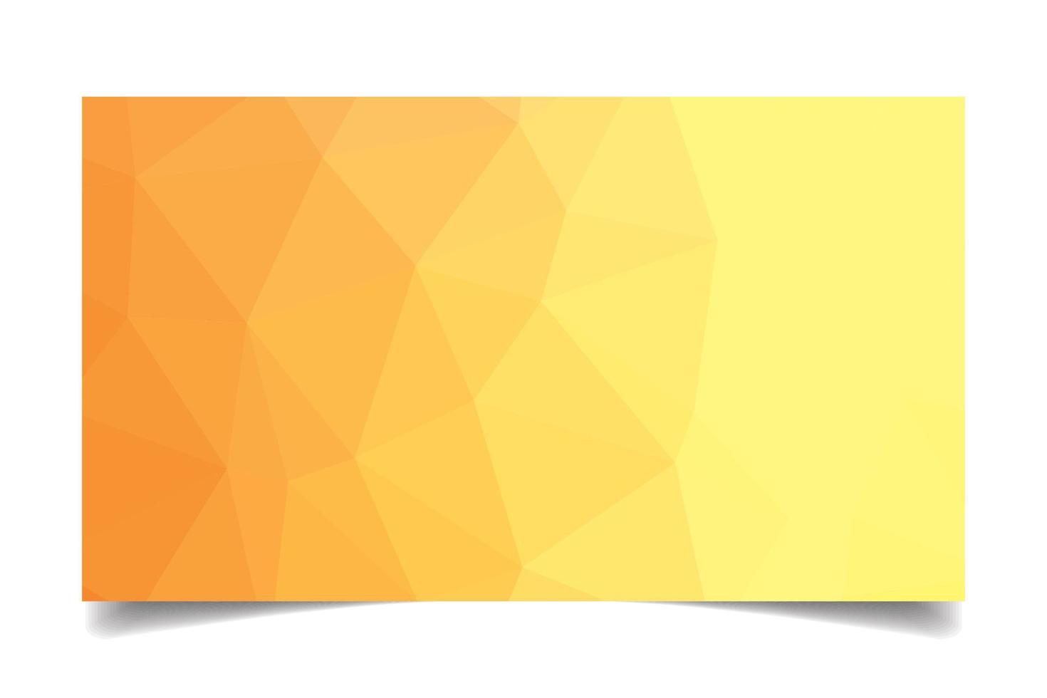 giallo colore triangolato sfondo struttura vettore per attività commerciale carta modello