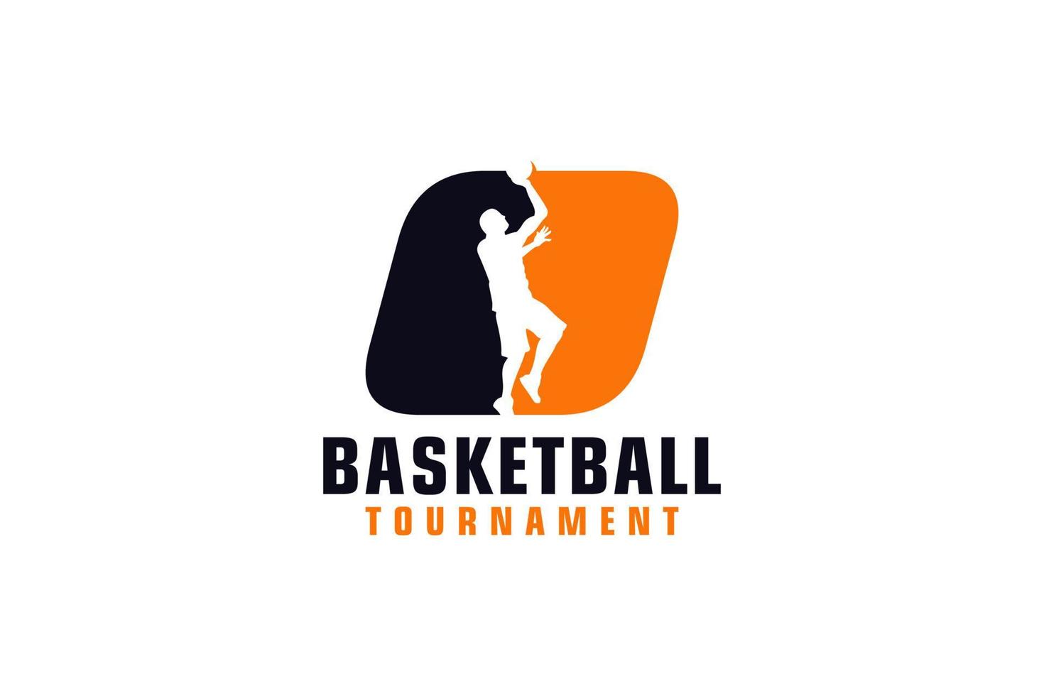 lettera o con logo di basket. elementi del modello di progettazione vettoriale per la squadra sportiva o l'identità aziendale.