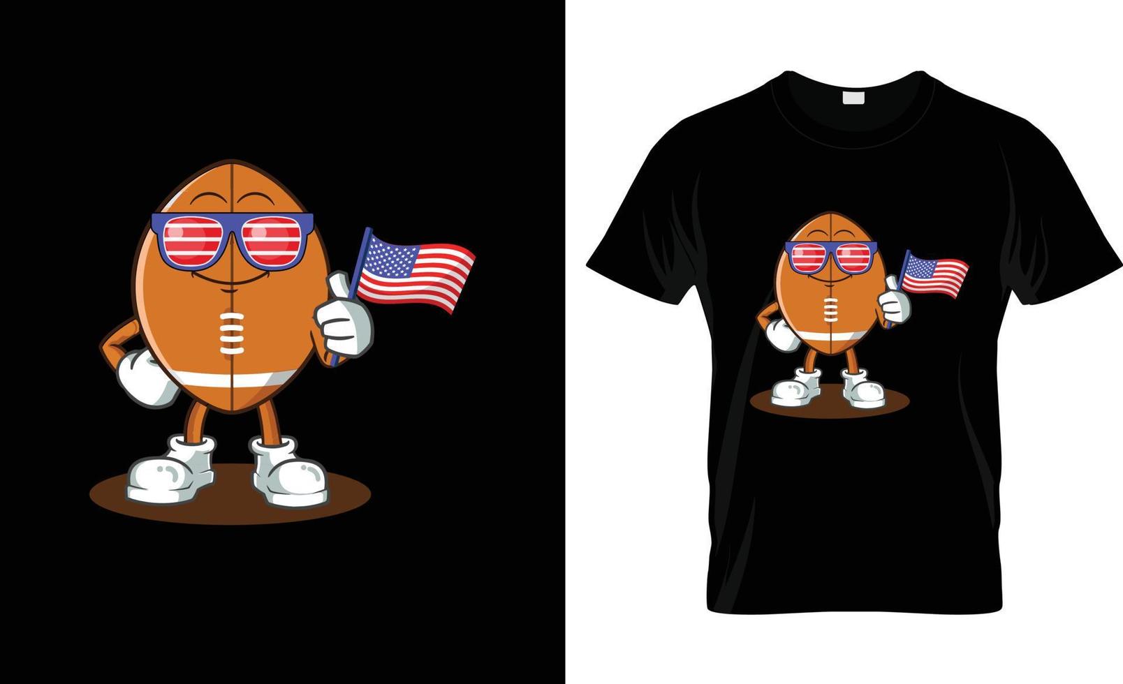 americano calcio maglietta disegno, americano calcio maglietta slogan e abbigliamento design, americano calcio tipografia, americana calcio vettore, americano calcio illustrazione vettore