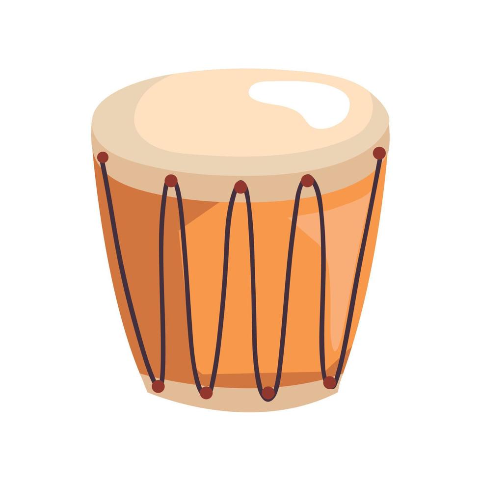 strumento musicale a tamburo vettore