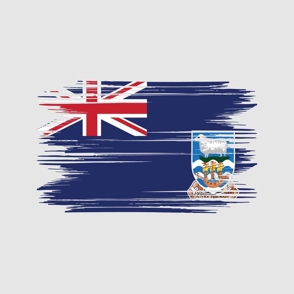 falkland isole bandiera design gratuito vettore