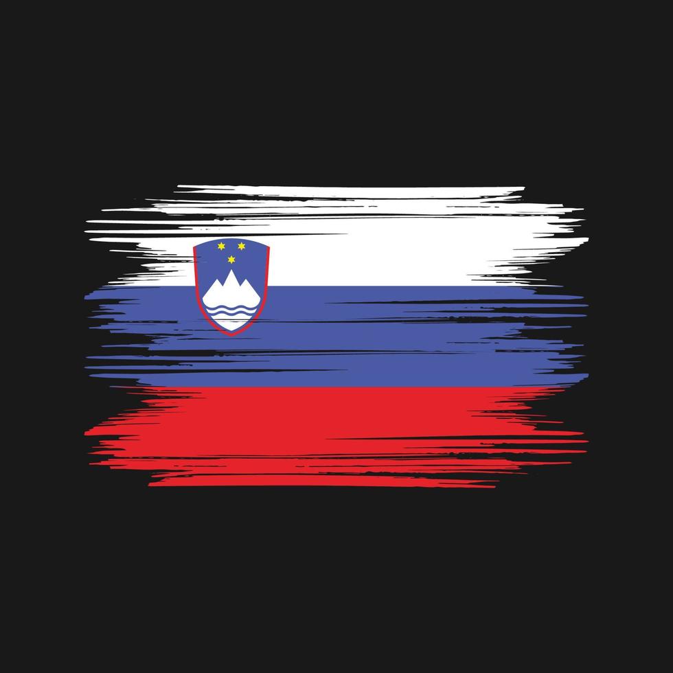 slovenia bandiera design gratuito vettore