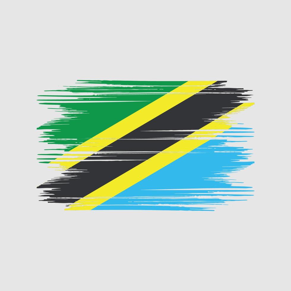 Tanzania bandiera design gratuito vettore