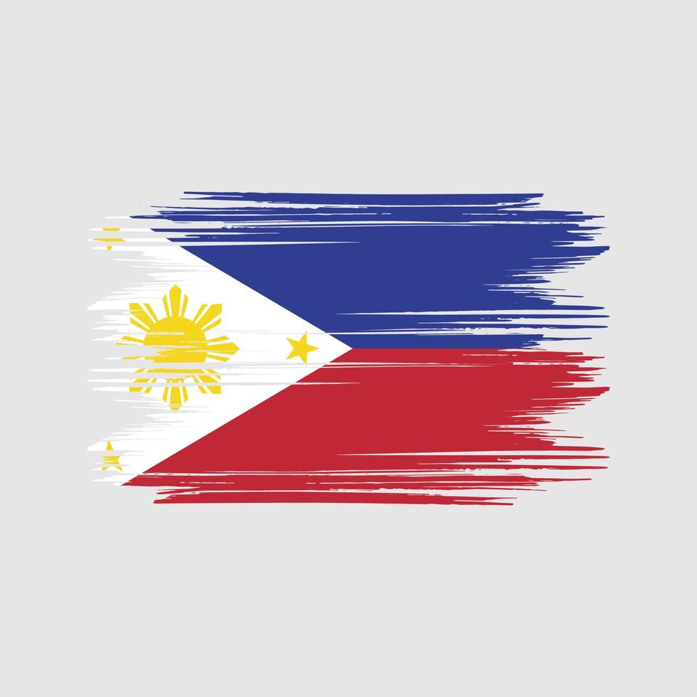 Filippine bandiera design gratuito vettore